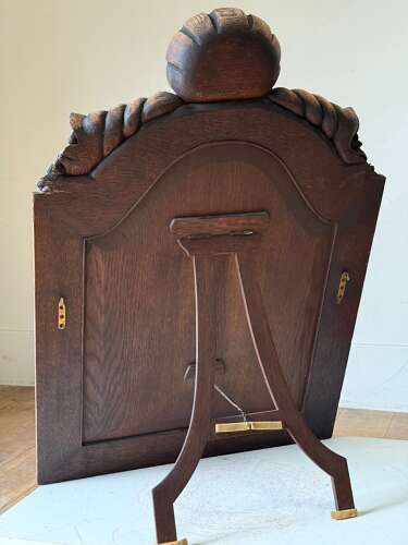 C1870 A Wonderful English Country House Oak Dressing Mirror
