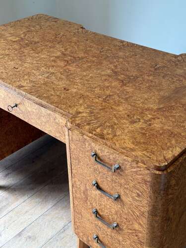 C1930 A Wonderful French Amboyna Deco Desk