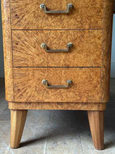 C1930 A Wonderful French Amboyna Deco Desk