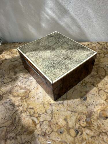 C1930 A French Shagreen & Burr Walnut Box