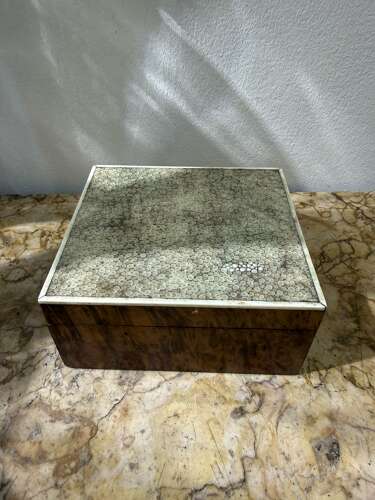 C1930 A French Shagreen & Burr Walnut Box