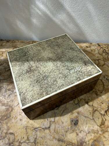 C1930 A French Shagreen & Burr Walnut Box