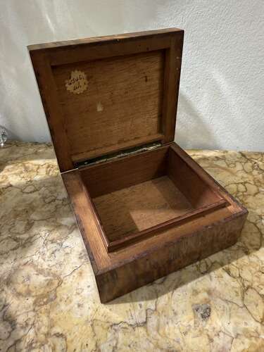 C1930 A French Shagreen & Burr Walnut Box