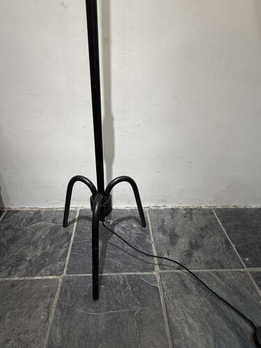 C1960 An Adjustable French Iron Floor Lamps After Jean Royere