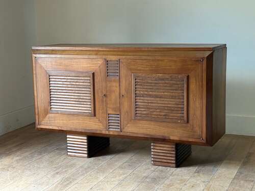 C1930-40 A French Cherry Wood 2 Door Enfilade or Sideboard.