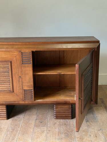 C1930-40 A French Cherry Wood 2 Door Enfilade or Sideboard.