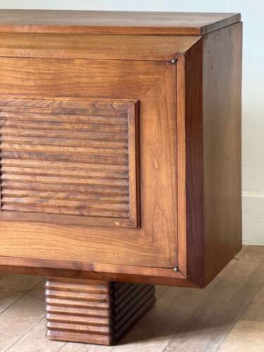 C1930-40 A French Cherry Wood 2 Door Enfilade or Sideboard.