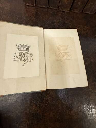 1605-43 A Collection of French Leather Bound Books