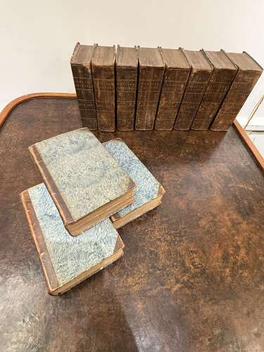 1605-43 A Collection of French Leather Bound Books