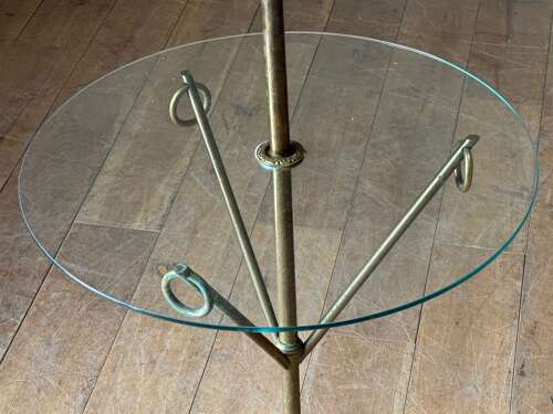 C1960 A Spanish Brass/Bronze Lamp/Table