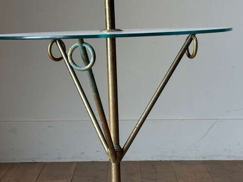 C1960 A Spanish Brass/Bronze Lamp/Table