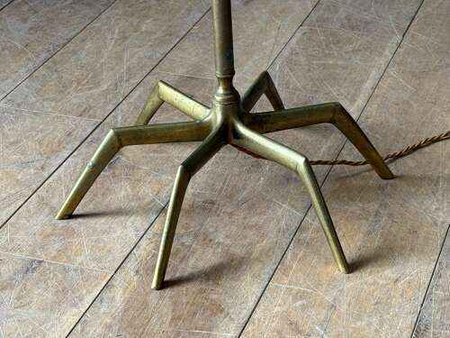 C1960 A Spanish Brass/Bronze Lamp/Table