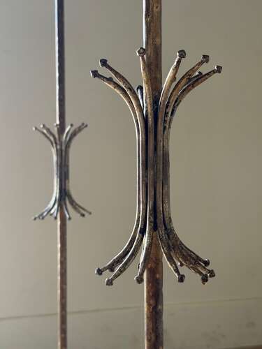 C1950/60 A Pair of Spanish Gilt Iron Floor Lamps