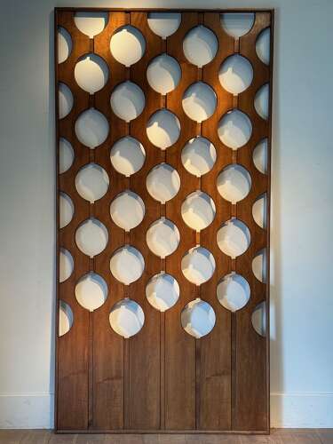 C1960 A French Mid Century Double Sided Room Divider