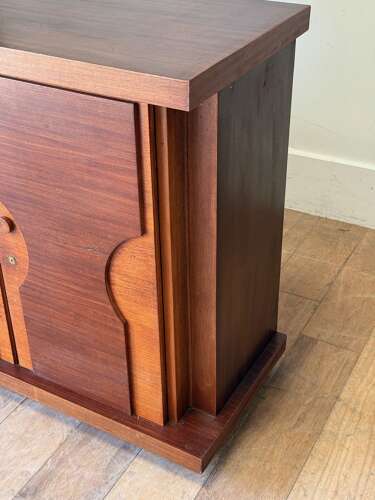 C1960/70 A Stylish Italian Sapele Enfilade or Sideboard