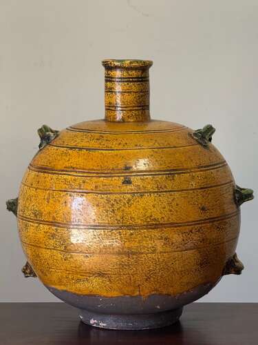 C1960 A Large Italian Terracotta Glazed Art Vase