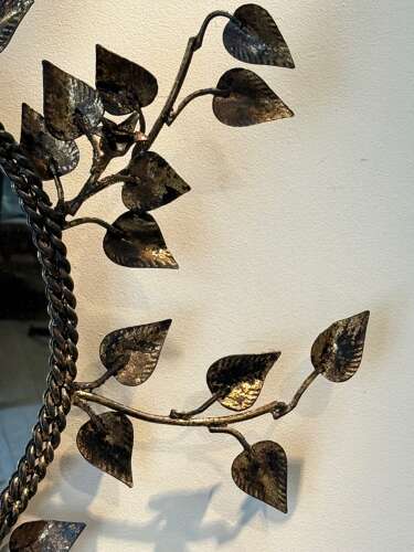 C1960 A Stylish Spanish Gilt Leaf Mirror