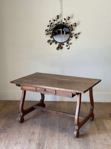 C1720 A Stylish Spanish Walnut Table / Desk / Console
