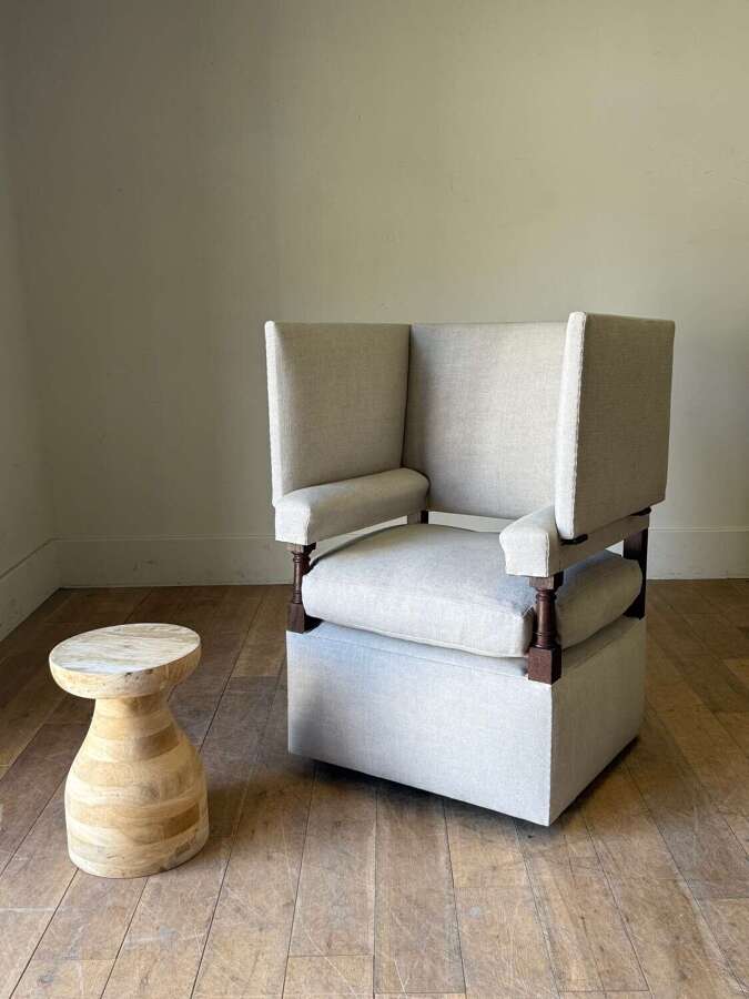 C1970 A Solid Beech Bleached Occasional Table
