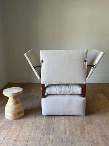 C1970 A Solid Beech Bleached Occasional Table