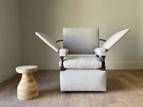C1970 A Solid Beech Bleached Occasional Table
