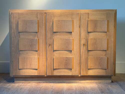 C1950 A Wonderful Belgian Oak Sideboard Attrib De Coehne Freres