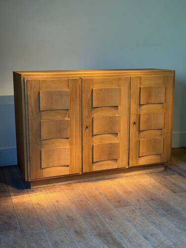 C1950 A Wonderful Belgian Oak Sideboard Attrib De Coehne Freres
