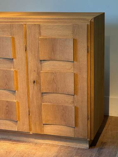 C1950 A Wonderful Belgian Oak Sideboard Attrib De Coehne Freres