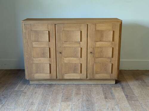 C1950 A Wonderful Belgian Oak Sideboard Attrib De Coehne Freres