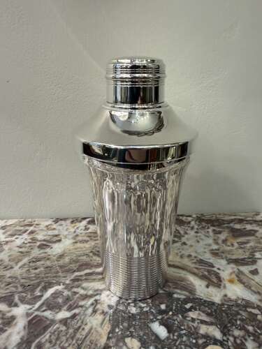 C1930 A French Silver Plate Cocktail Shaker