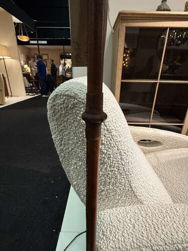 C1960 An Iconic Leather Floor Lamp by Jacques Adnet for Valenti