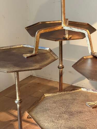 C1960 A Group of Spanish Gilt Iron Martini Tables - sold separately