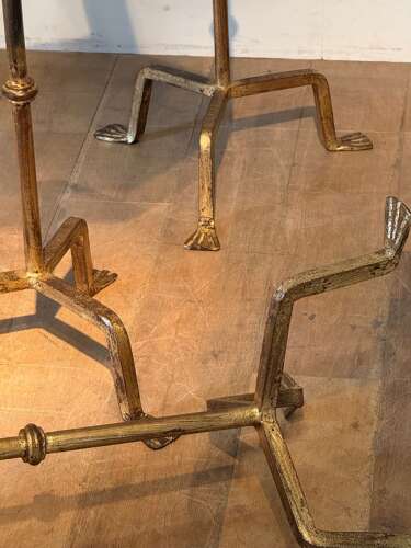 C1960 A Group of Spanish Gilt Iron Martini Tables - sold separately