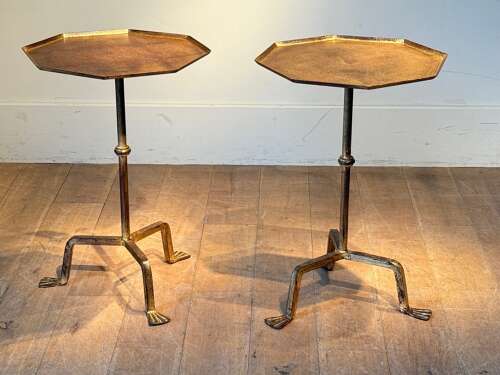 C1960 A Group of Spanish Gilt Iron Martini Tables - sold separately