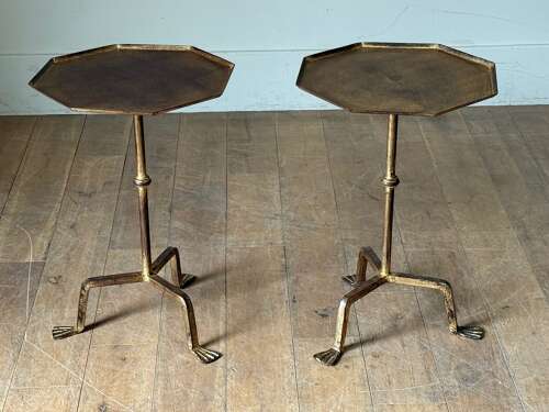 C1960 A Group of Spanish Gilt Iron Martini Tables - sold separately