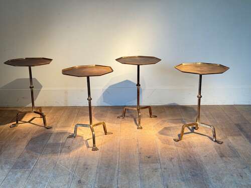 C1960 A Group of Spanish Gilt Iron Martini Tables - sold separately