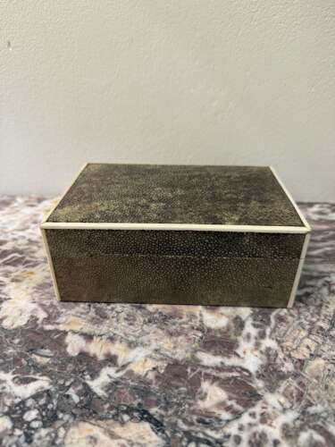 C1928 An English Art Deco Shagreen Box