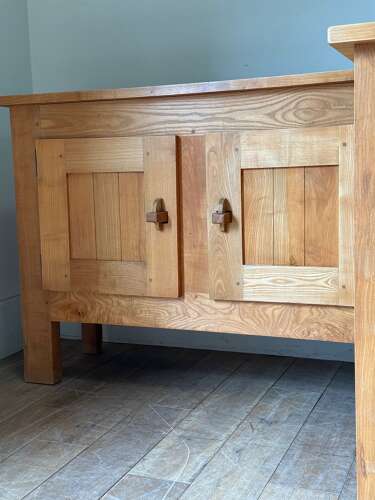 C1970 A Pair Of Chestnut Buffets By Artisans Et Paysans De Lozere