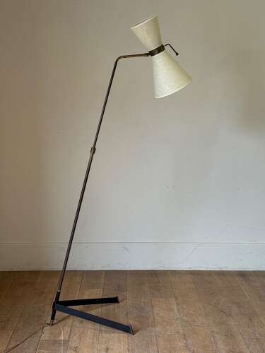 C1950 An Adjustable & Articulating Floor Lamp by Maison Arlus
