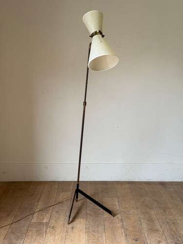 C1950 An Adjustable & Articulating Floor Lamp by Maison Arlus