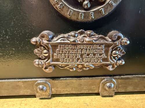 C1870 A Wonderful French Iron Safe